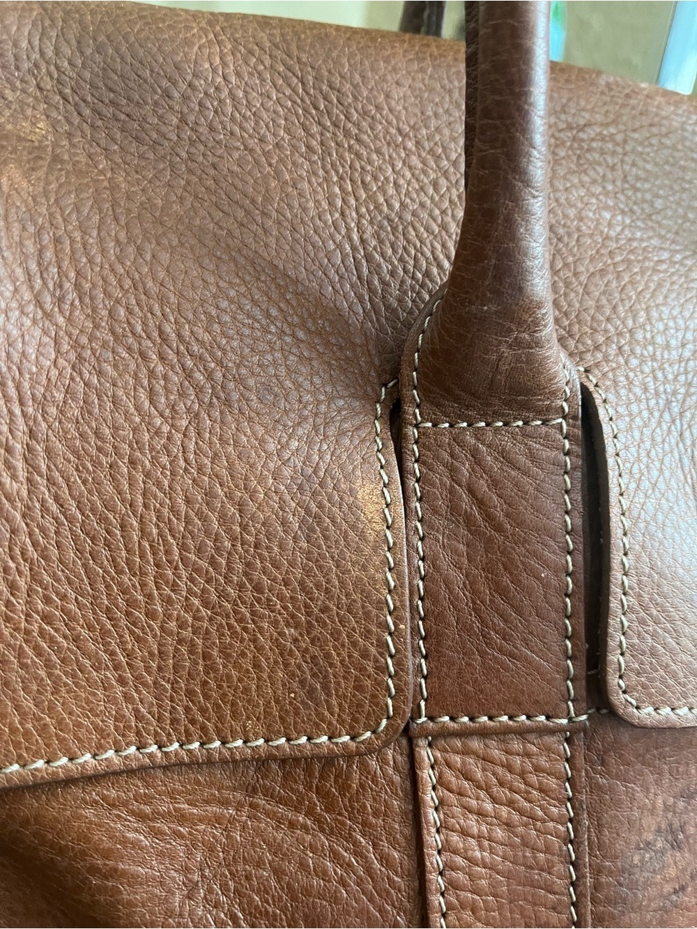 MULBERRY OAK BROWN PEBBLED LEATHER BAYSWATER - Picture 11 of 16